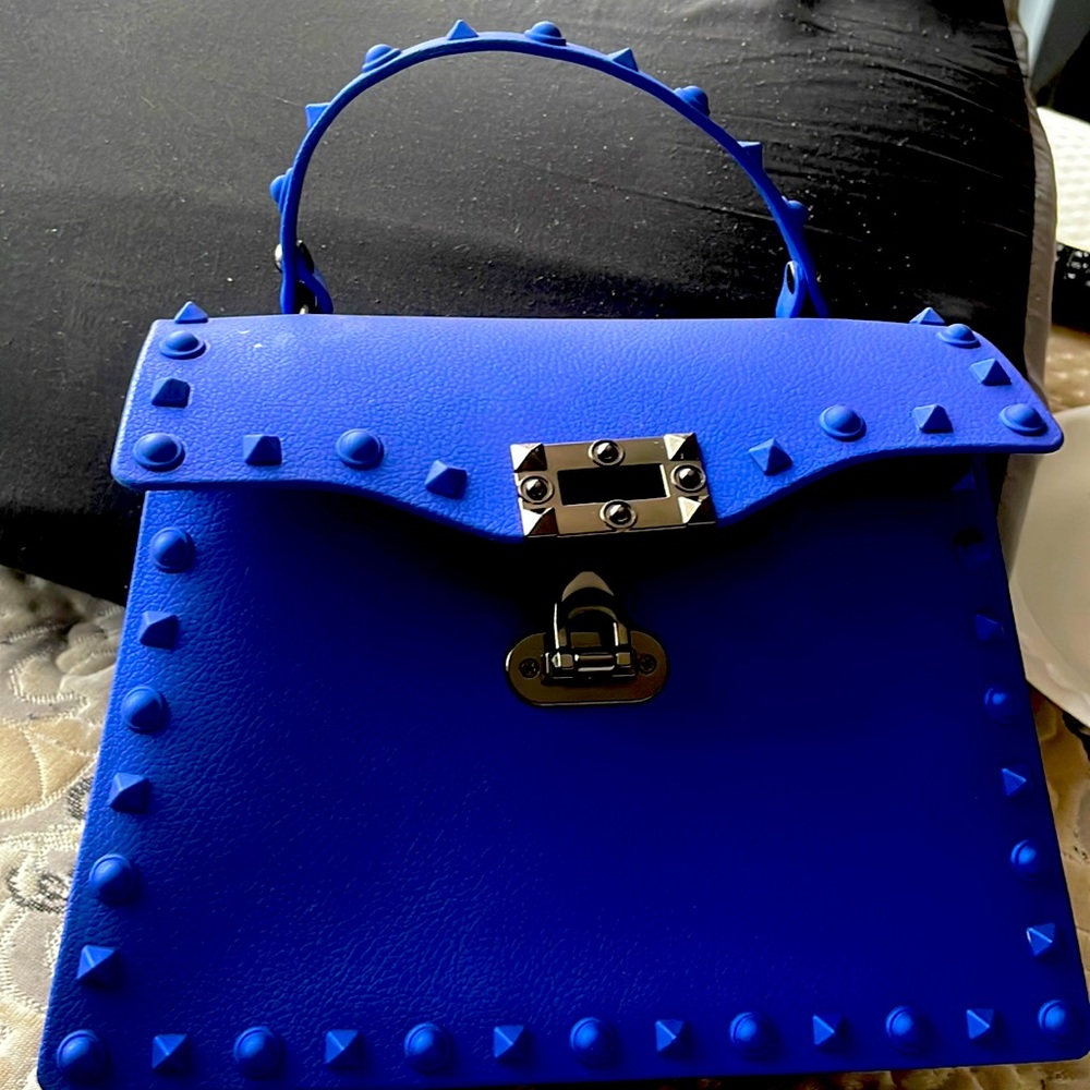 Royal blue purse